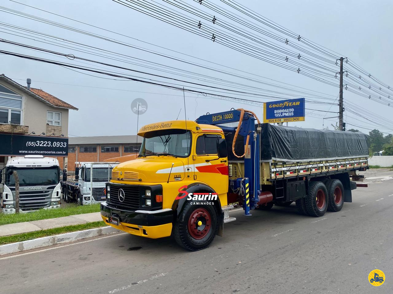 CAMINHAO MERCEDES-BENZ MB 1317 Graneleiro Truck 6x2 Saurin Caminhões SANTA MARIA RIO GRANDE DO SUL RS